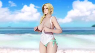 【MMD R-18 SEX DANCE】SWEET PLEASURE ON THE BEACH INTENSE TEMPTATION SWEET PLEASURE 甘い喜び [MMD]