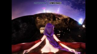 Genshin Impact - Raiden taken from behind [VR POV]