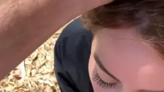 Nature Blowjob And Ball Sucking.