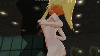 3D HENTAI Yamada Elf Breast Rubbing On Your Cock