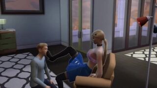 Nancy Landgraab follada en el coño duro Sims 4