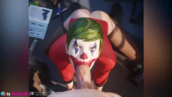 Victoria Chase Clown Fetish Blowjob Deepthroat (with sound) 3d animation hentai life is strange