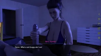 MILF LandLady Jerks Off Her Neighbor