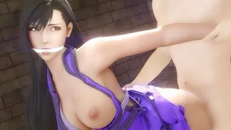 Final Fantasy Horny Tifa In Dress Tied Up Fucks Huge Cock In Public Without Being Shy ❤︎ 60fps Sfm
