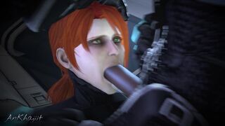 Carolina gets Railed, Throated and Facialized [Red vs Blue]