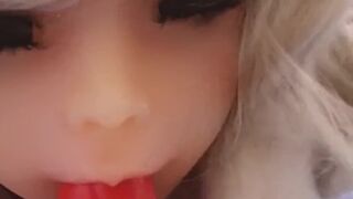 Sexdoll fucked, blowjob and anal
