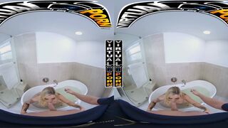 VIRTUAL PORN - Kali Roses Fucked In Bathtub From Your POV