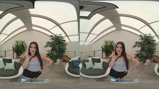 Natural Teen Stefany Kyler Uses Rainy Day For Intense Sex VR Porn