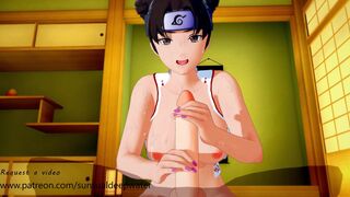 Naruto TENTEN KNOWS HOW TO SUMMON COCKS ( LOTS OF CUM ) 3D HENTAI