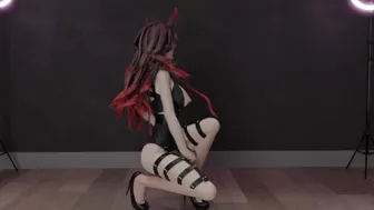 【R18-MMD-4K】Demon Slayer Nezuko 禰豆子 Pink Cat