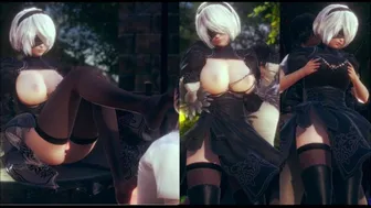[Erotic Game Honey Select 2 Libido] Nier Automata 2B disgusting sex 3DCG Video [Hentai Game Honey Select 2 Nier Automata(Anime 3DCG Video)