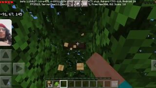 Minecraft Gameplay / i pass away in the game and have to find my items // WITH FACECAM