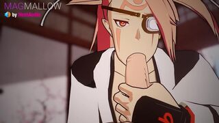 Baiken from Guilty Gear Blowjobs You with Sound Design (3d animation hentai anime game ASMR voice)