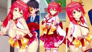 [Erotic Game Koikatsu! VTuber Sakura Miko 3DCG Big Tits Anime Video (Virtual Youtuber) [Hentai Game Koikatsu! Sakura Miko(Anime 3DCG Video)