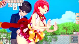 【エロゲーコイカツ！】VTuber さくらみこ3DCG巨乳アニメ動画(バーチャルYoutuber)[Hentai Game Koikatsu! Sakura Miko(Anime 3DCG Video