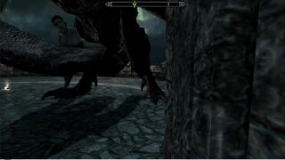 Skyrim porn! Dragon fucks a girl with his huge cock | PC Game