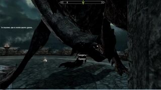 Skyrim porn! Dragon fucks a girl with his huge cock | PC Game