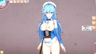 [Erotic Game Koikatsu! VTuber Yukihana Lamy 3DCG Big Tits Anime Video (Virtual Youtuber) [Hentai Game Koikatsu! Yukihana Lamy(Anime 3DCG Vid)