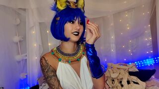 Ankha Swallows Goddess Sacrifices! FULL (Soft Vore, Neck Fetish)