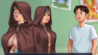 summertime saga learn to draw in Egyptian style