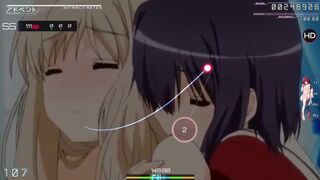 osu! player goes HARD on his favorite yuri hentai
