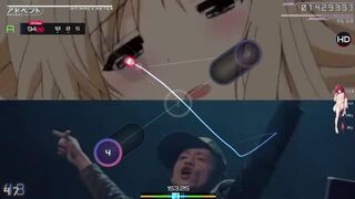 osu! player goes HARD on his favorite yuri hentai
