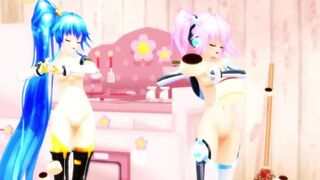 [MMD] 第三次プリン戦争 [R-18]