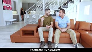 Hot MILF Phoenix Marie Fucks Father & Son for Thanksgiving
