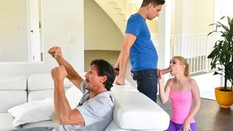 Family Strokes - Horny Housewife Fucks Stepson