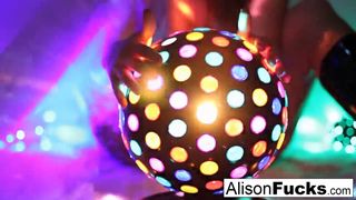 Sexy Big Boobed Disco Ball Babe Alison Tyler