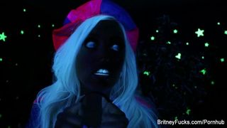 Best of Britney Amber - Britney Amber & a Hot Blonde Share Halloween Scare then each other