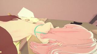 Love is War: Sex with Chika Fujiwara (3D hentai POV)