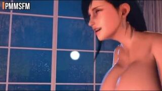 FINAL FANTASY TIFA CUM INSIDE TIGHT ASS HOLE AND PUSSY (UNCENSORED)