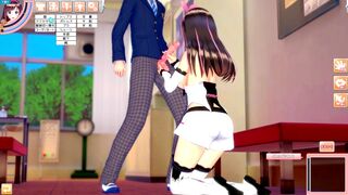 Kizuna AI (Anime) VTuber Kizuna Ai Part 2: 3DCG Big Tits Anime Movie (Virtual Youtuber) [Hentai Game Koikatsu!]