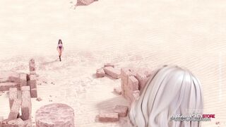 Girls vs Goddess - 3D Futanari Animation