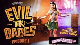 Burning Angel - Barmaid Jewelz Blu Gives A Hot Tiki Performance
