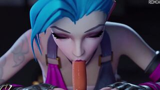 Jinx - Blowjob [3D-SFM] [By- Redmoa]