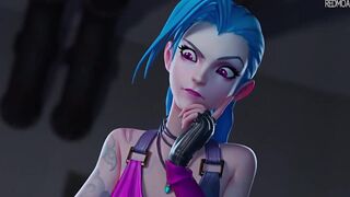 Jinx - Blowjob [3D-SFM] [By- Redmoa]