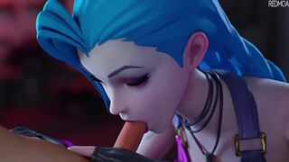 Jinx - Blowjob [3D-SFM] [By- Redmoa]