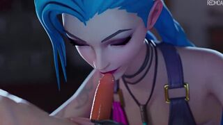 Jinx - Blowjob [3D-SFM] [By- Redmoa]