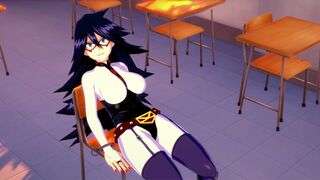 My Hero Academia: Busty Teacher Ms Midnight Fucks in classroom
