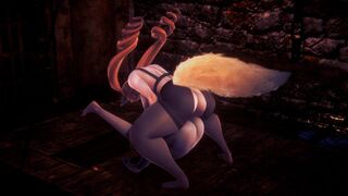 Busty Futa Foxgirl Fucks her male Slave 3D Hentai Animation Taker POV