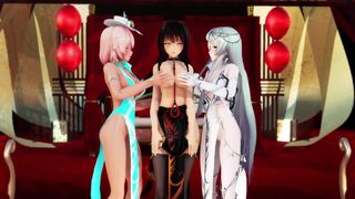 【R18-MMD】kawaii strike 萌王 kangxi emperor - serving the true king