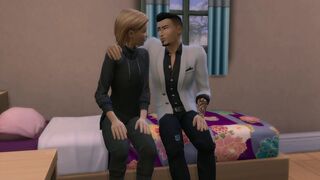 A young naive boy invites a stranger to his home. (The Sims 4)