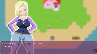 Android super slut [Hentai Game] Ep1 android18 from dragon ball micro bikini testing on the beach