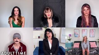 Allie Awesome masturbiert mit ihrem Professor nach Online-Kurs!