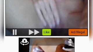 Masturbating with different girls on chatroulette