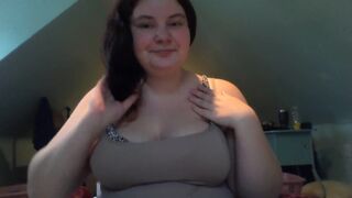 Chubby Teen Girl Skypes You And Wants to Watch You Jerk Off