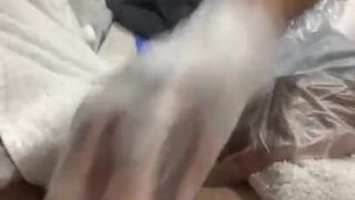 Quadriplegic cock gets handjob from REAL nurse with post clean up (only fans in bio)