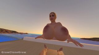 Resort Desires (Giantess growth & Hyper cock)